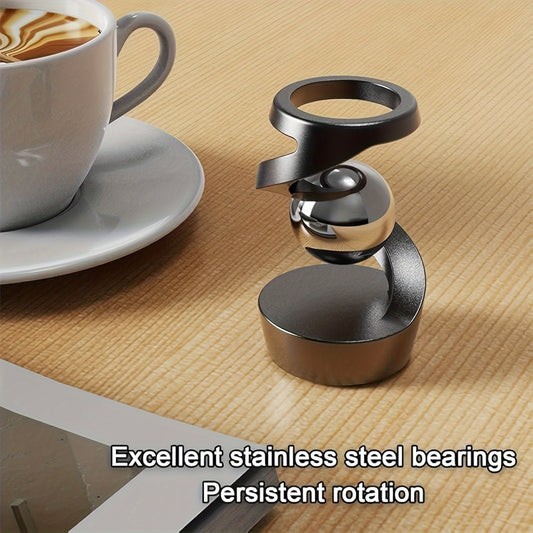 Anti-gravity Levitating Desk Toy Gyroscope, Optical Illusion Kinetic Spinning Desk Toy, Anti-gravity With Fascinating Movements, And Rotates Smoothly - The Perfect Desk Accessory For Home Or Office